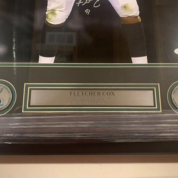 Fletcher Cox Autograph Signed Philadelphia Eagles 16x20 Photo Framed JSA - Picture 5 of 5
